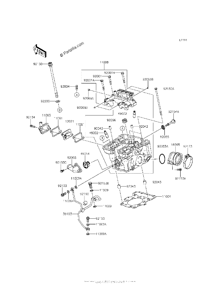 Diagrama de CYLINDER HEAD