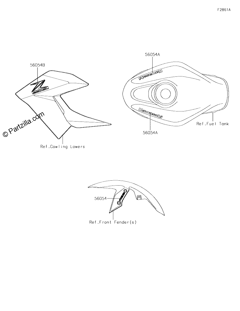 Diagrama de DECALS GREEN FEF