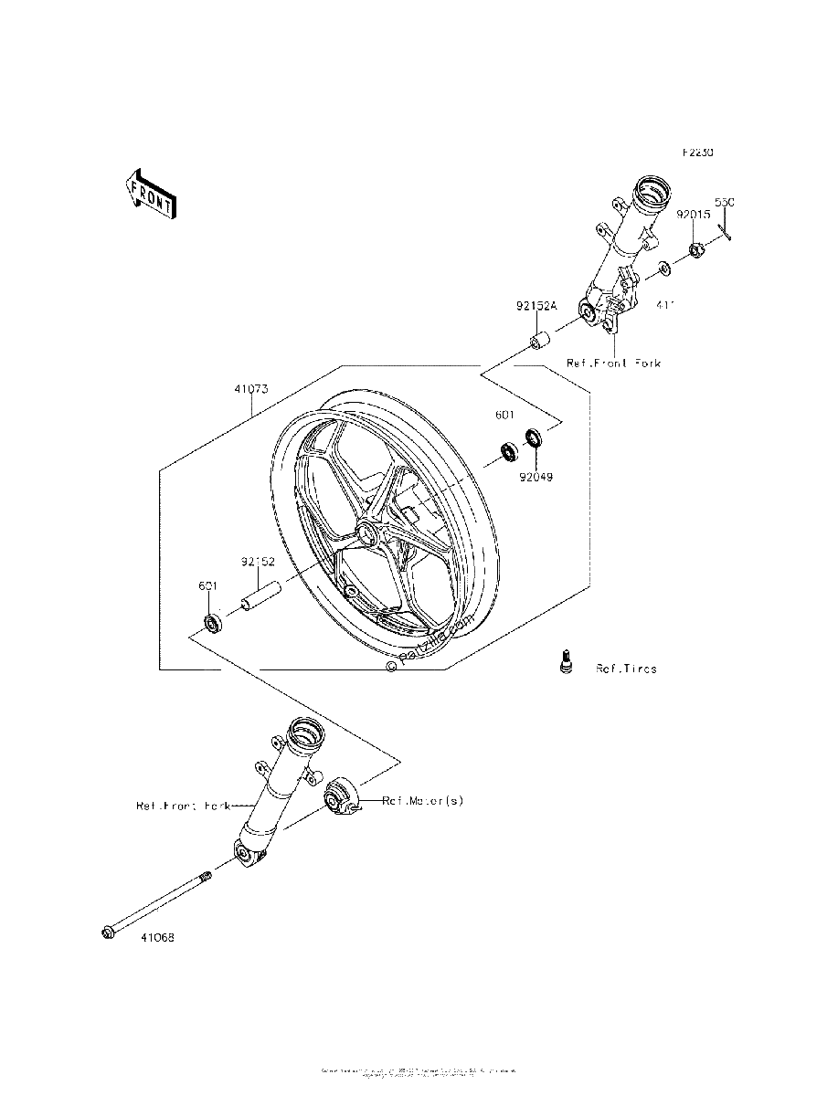 Diagrama de FRONT HUB