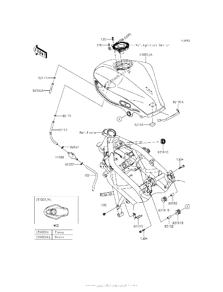 Diagrama de FUEL TANK