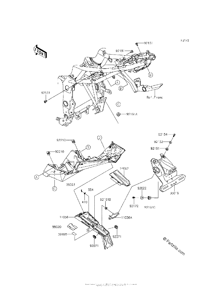 Diagrama de REAR FENDER S