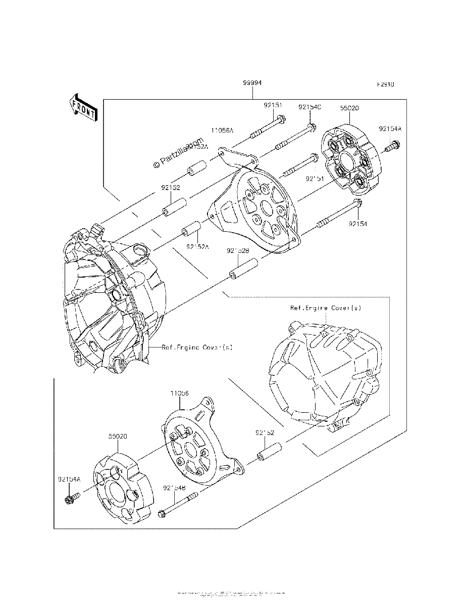Diagrama de ACCESSORY ENGINE GUARD