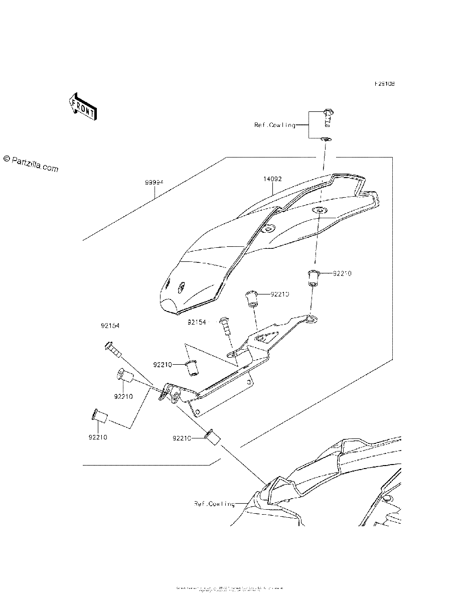 Diagrama de ACCESSORY METER COVER