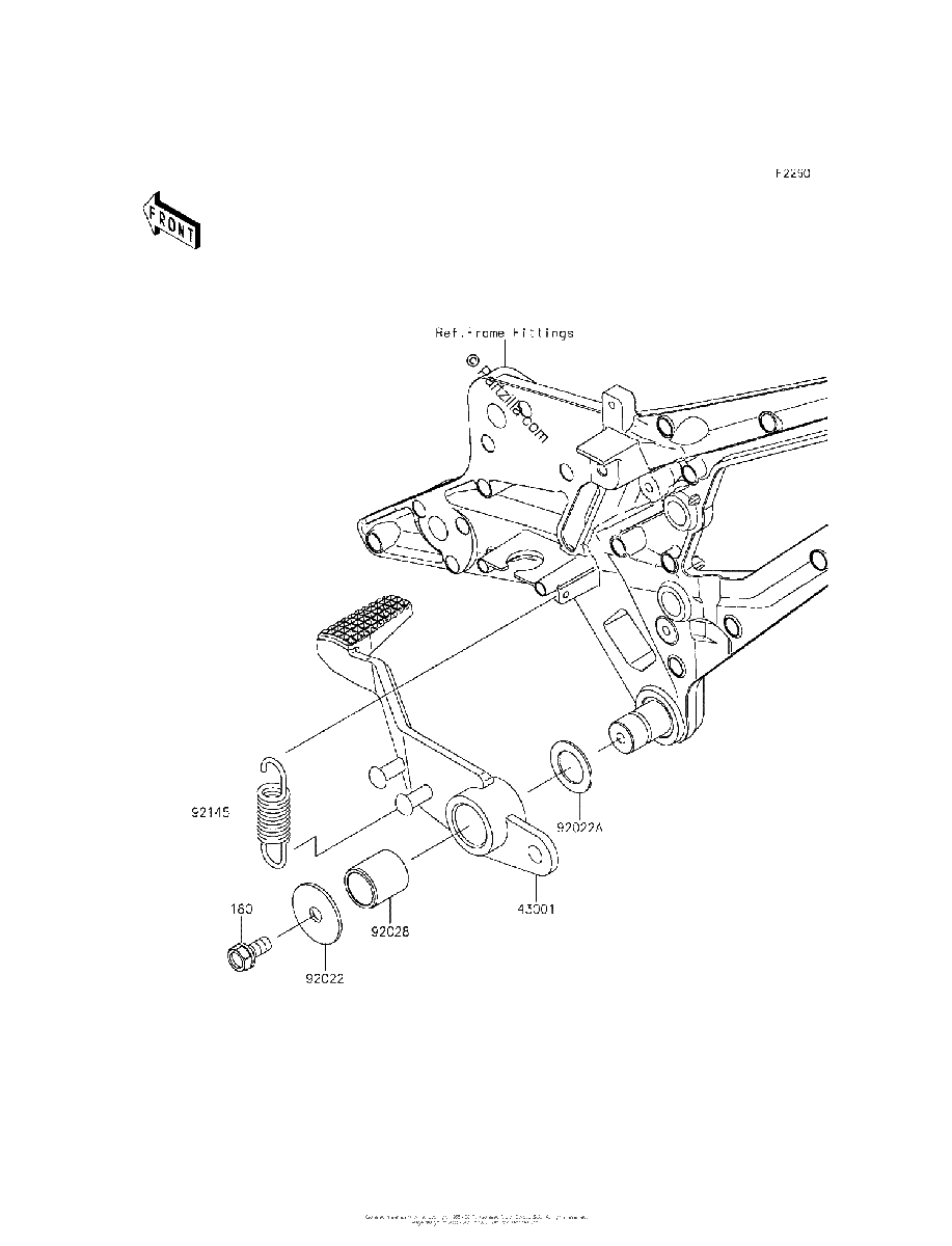 Diagrama de BRAKE PEDAL