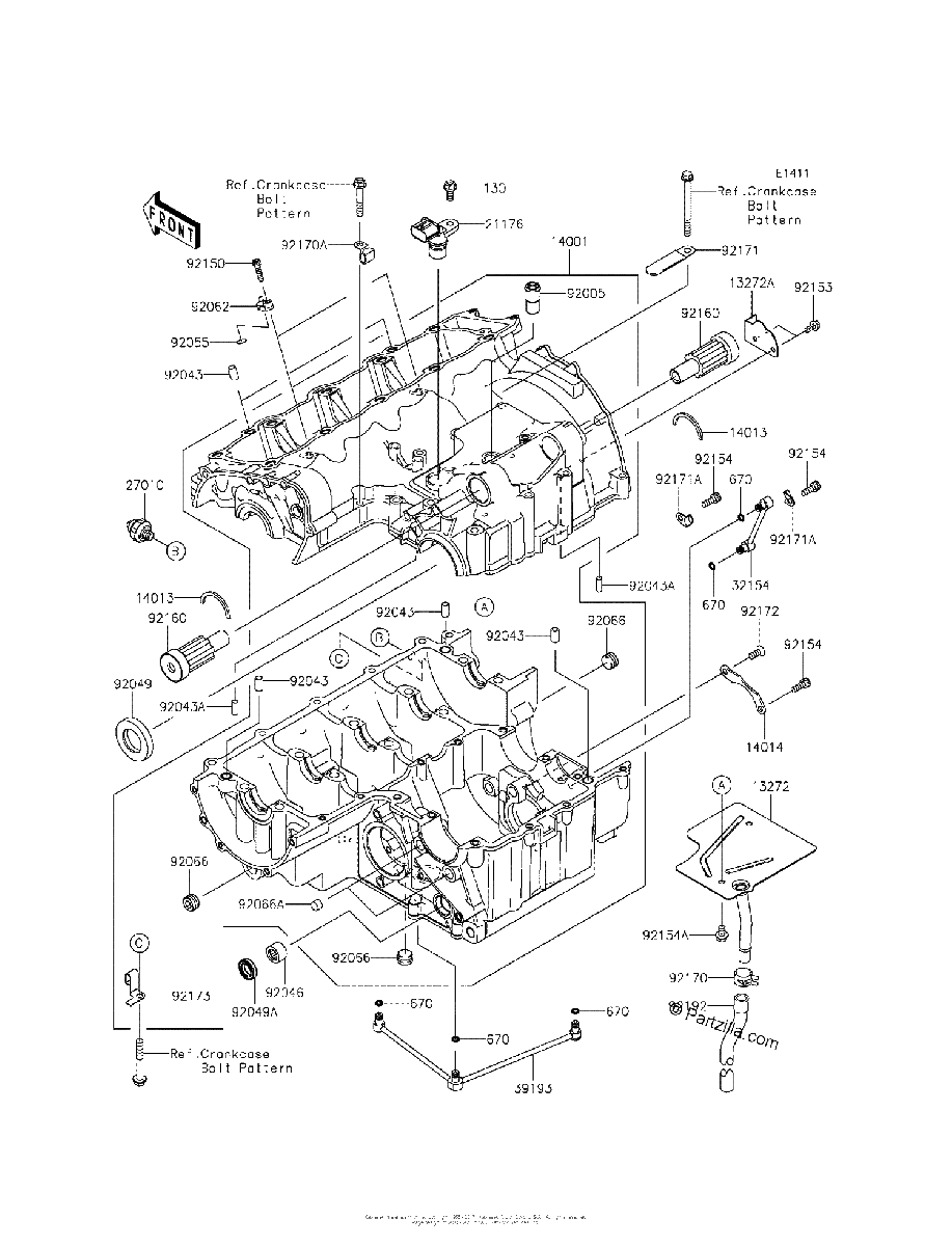 Diagrama de CRANKCASE