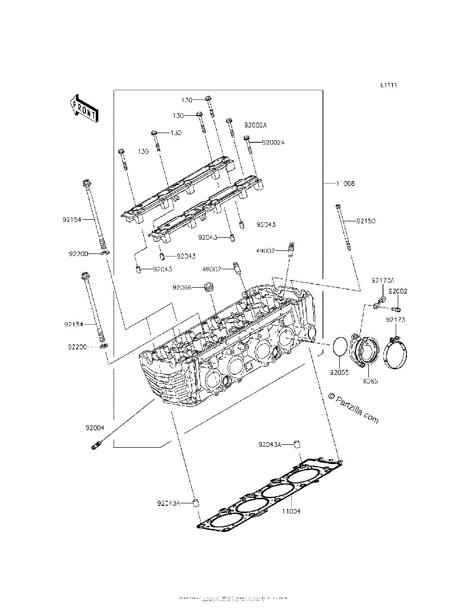 Diagrama de CYLINDER HEAD