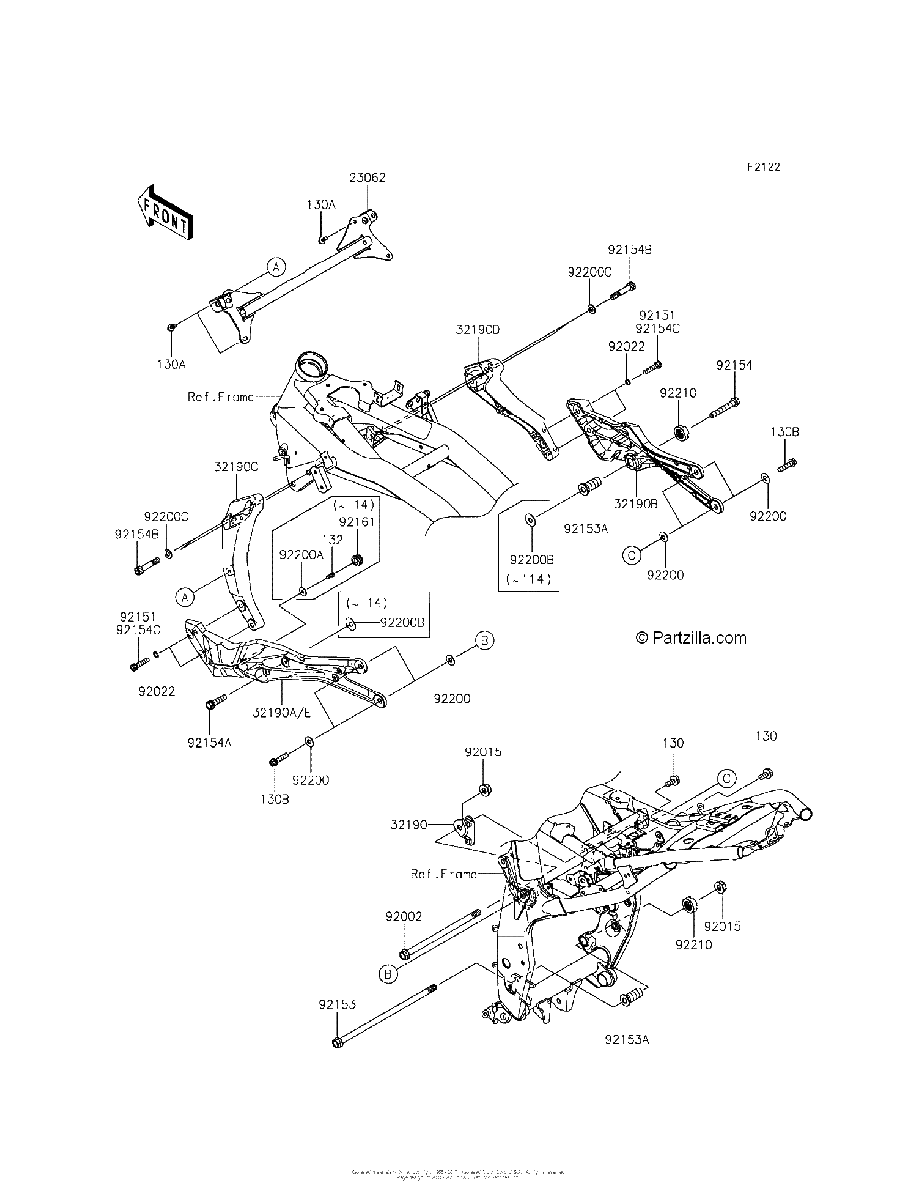 Diagrama de ENGINE MOUNT