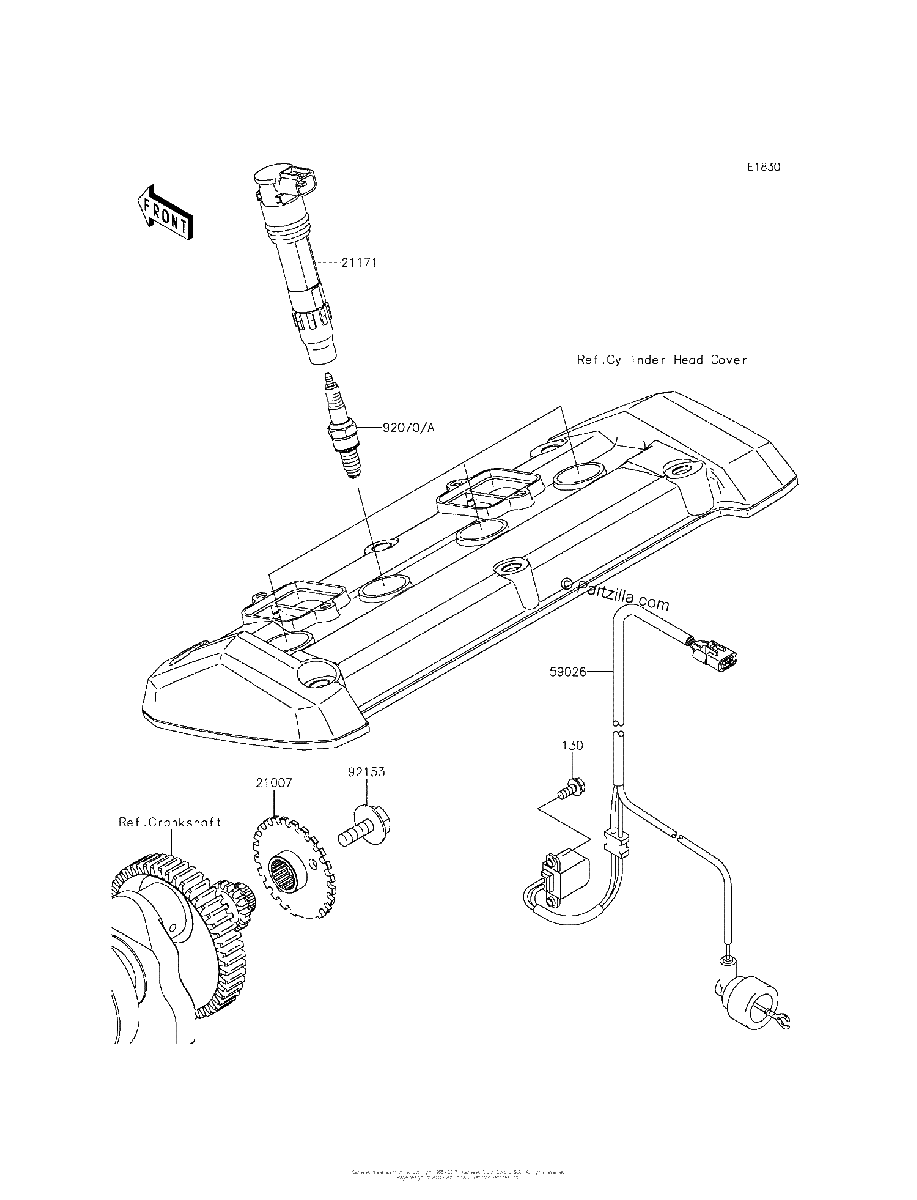 Diagrama de IGNITION SYSTEM