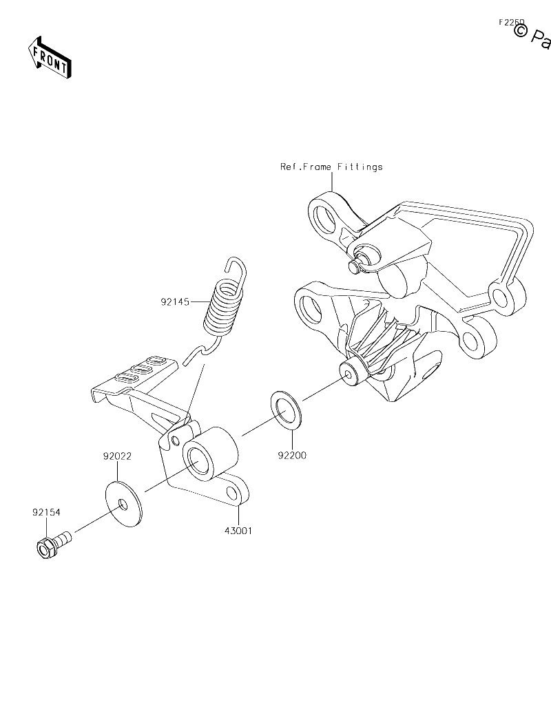 Diagrama de BRAKE PEDAL