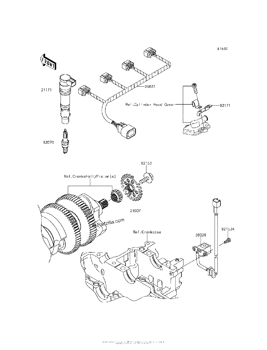 Diagrama de IGNITION SYSTEM