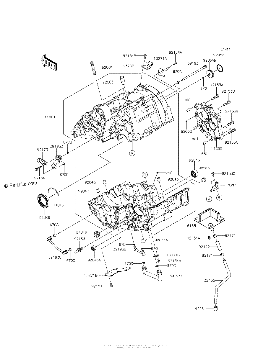 Diagrama de CRANKCASE
