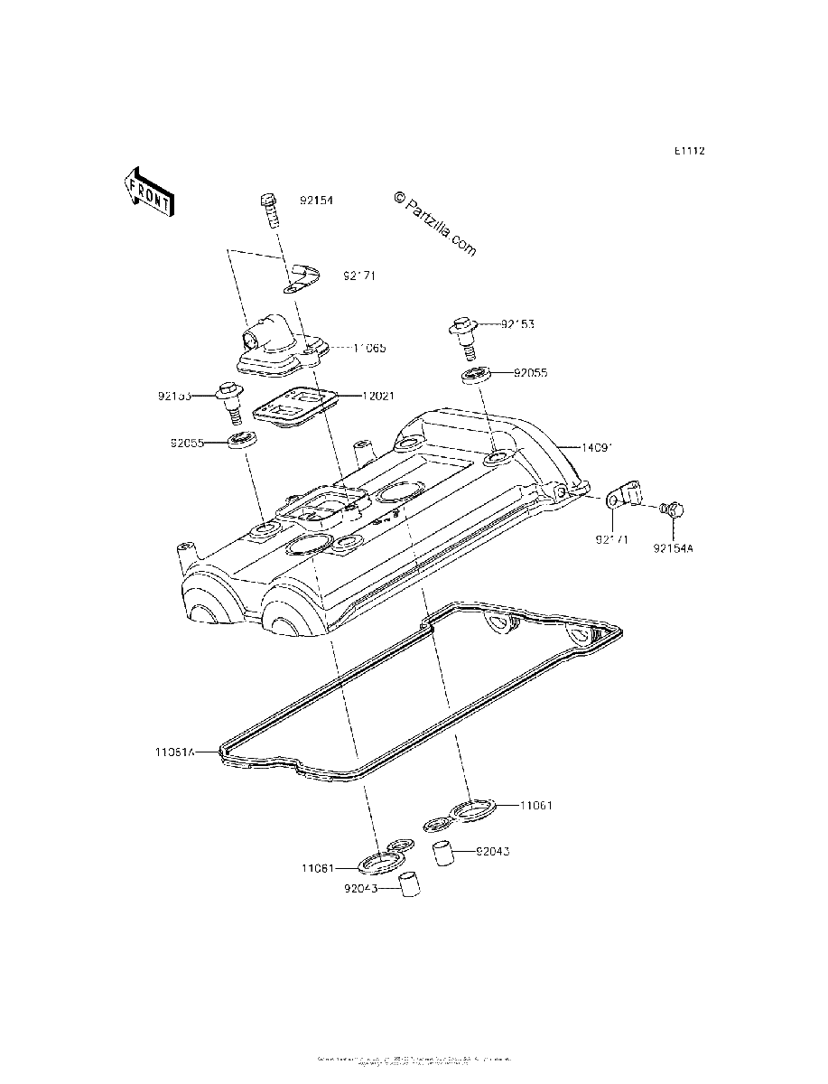 Diagrama de CYLINDER HEAD COVER