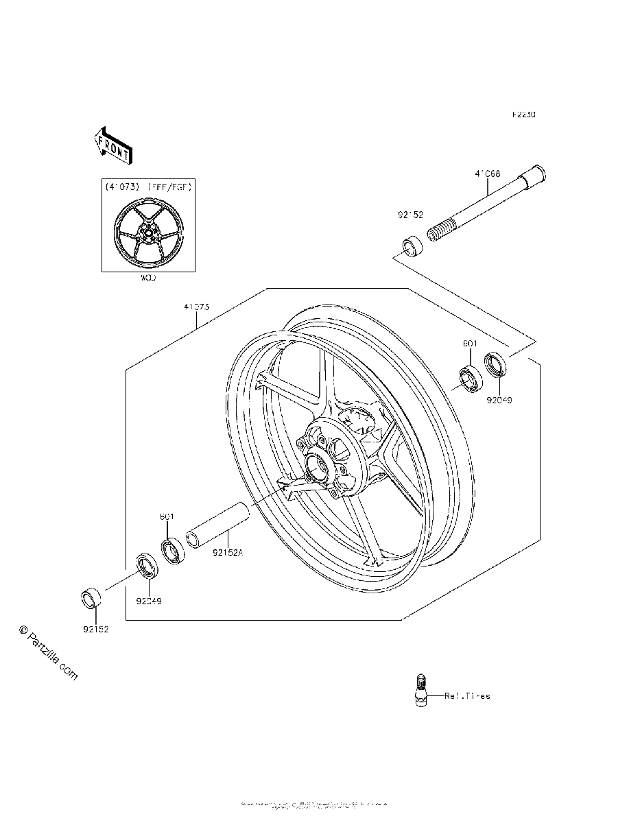 Diagrama de FRONT HUB