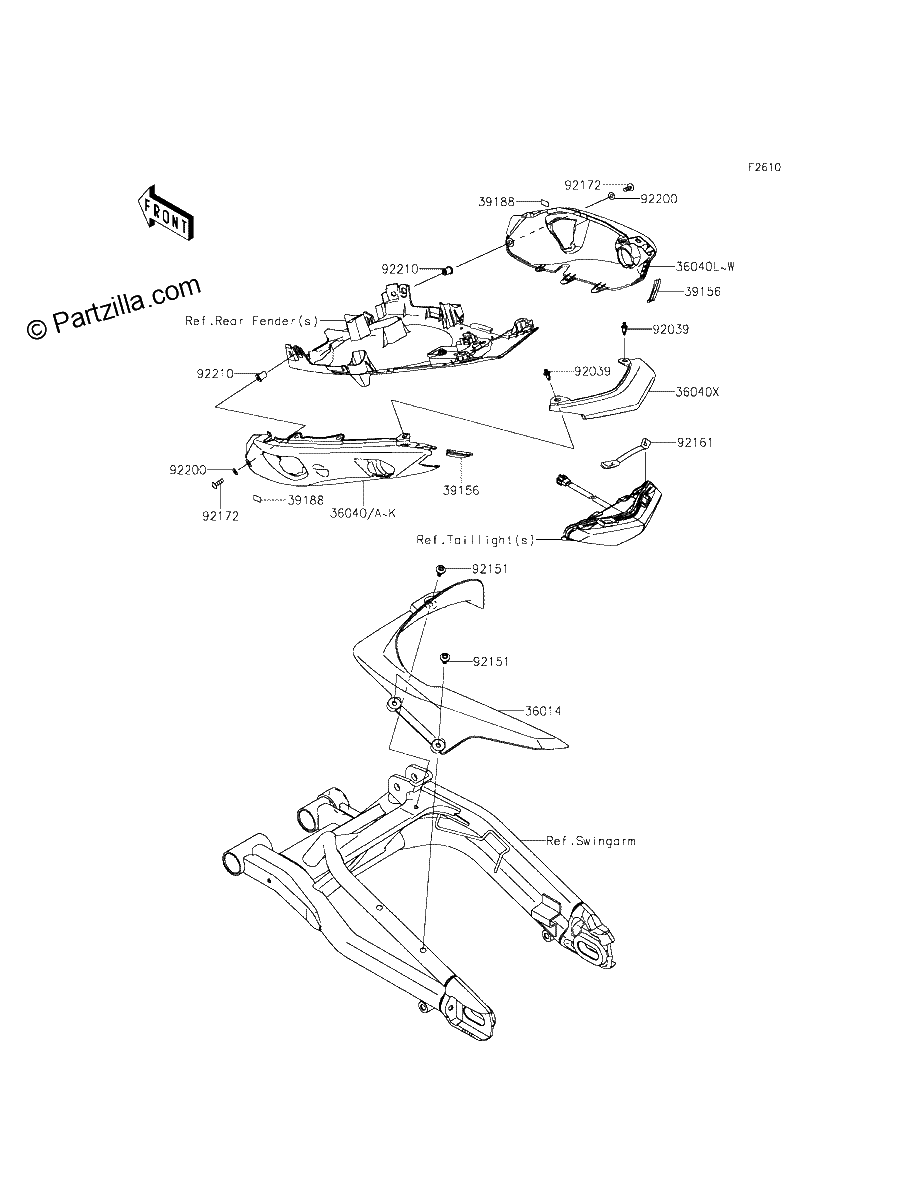 Diagrama de SIDE COVERS CHAIN COVER