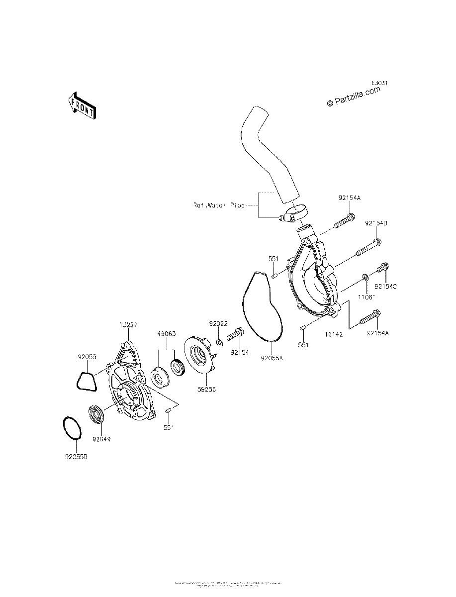 Diagrama de WATER PUMP