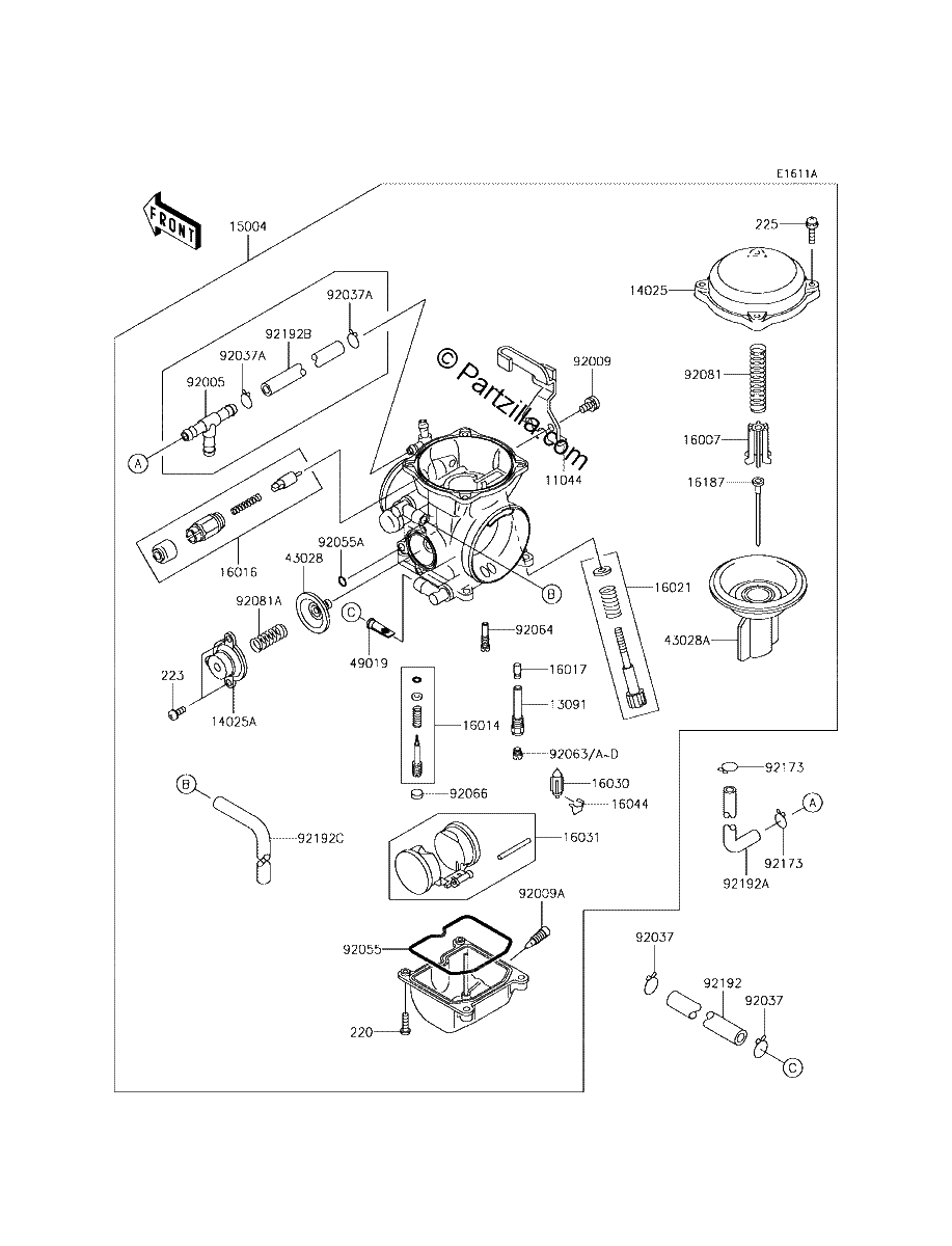 Diagrama de CARBURETOR CA