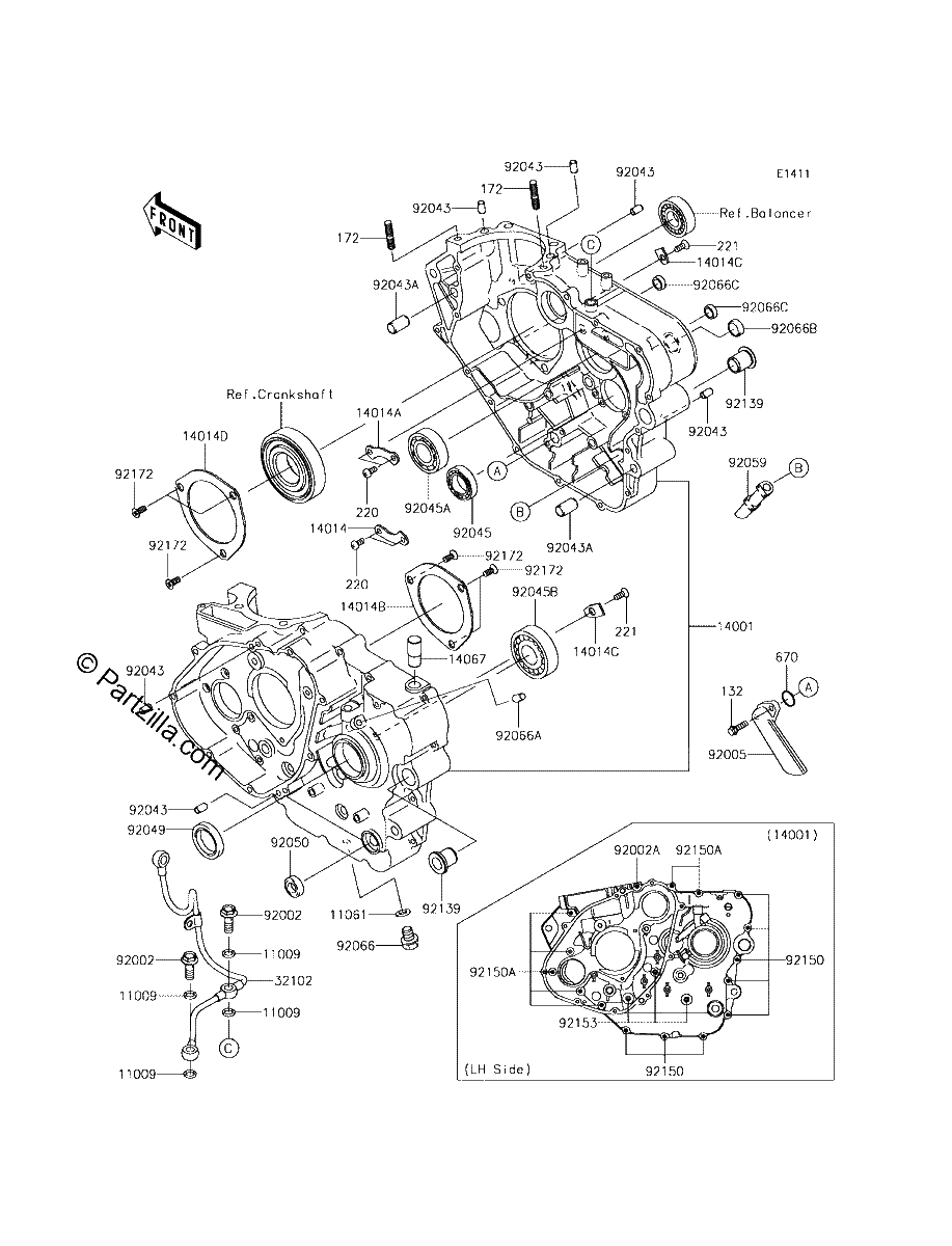 Diagrama de CRANKCASE