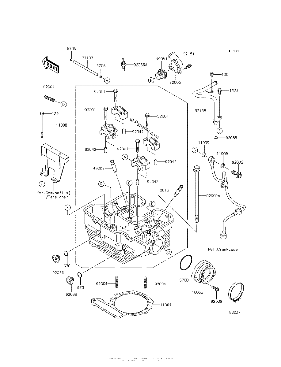 Diagrama de CYLINDER HEAD
