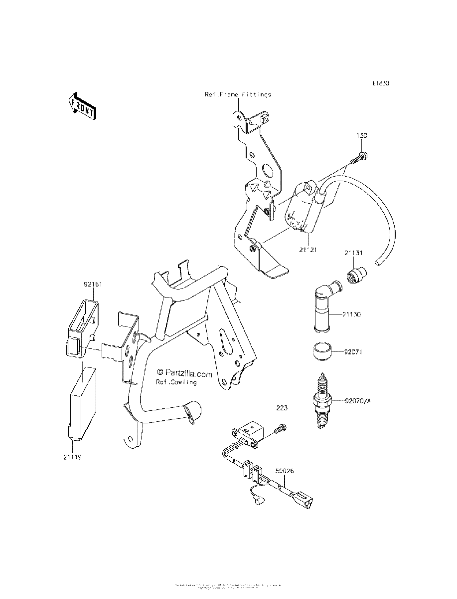 Diagrama de IGNITION SYSTEM