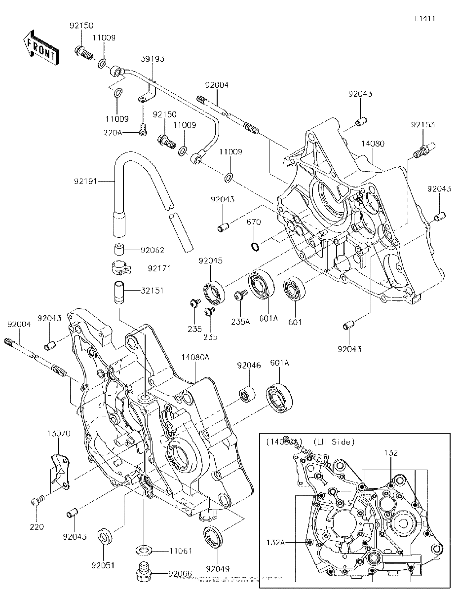 Diagrama de CRANKCASE