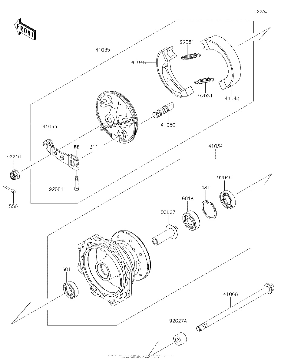 Diagrama de FRONT HUB