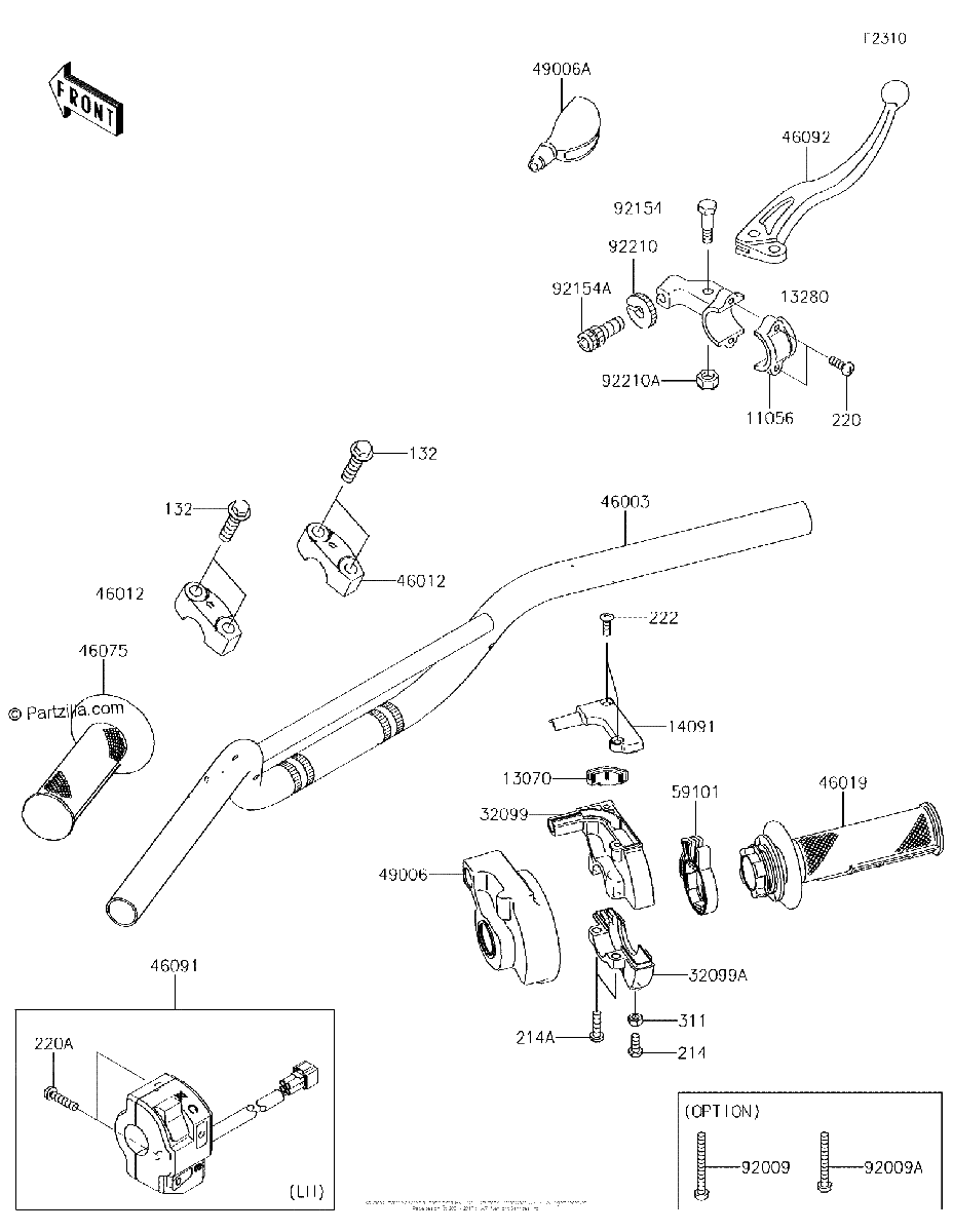 Diagrama de HANDLEBAR