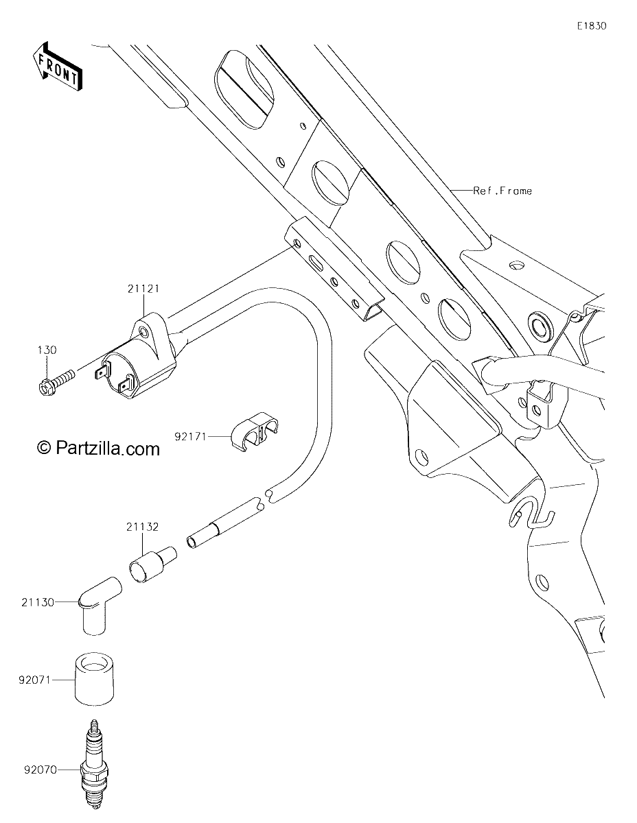 Diagrama de IGNITION SYSTEM