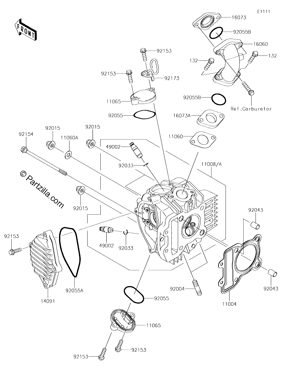 Diagrama de CYLINDER HEAD