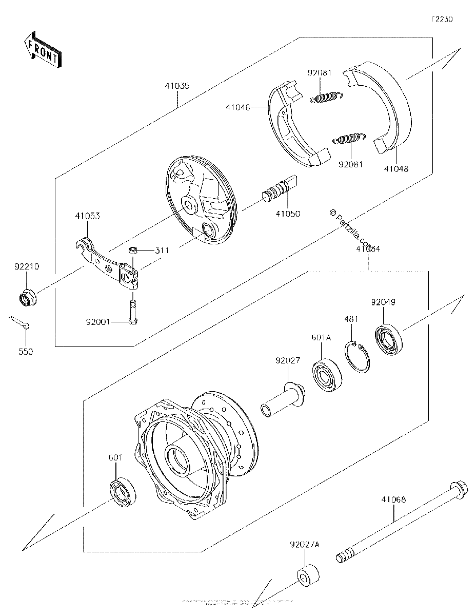 Diagrama de FRONT HUB