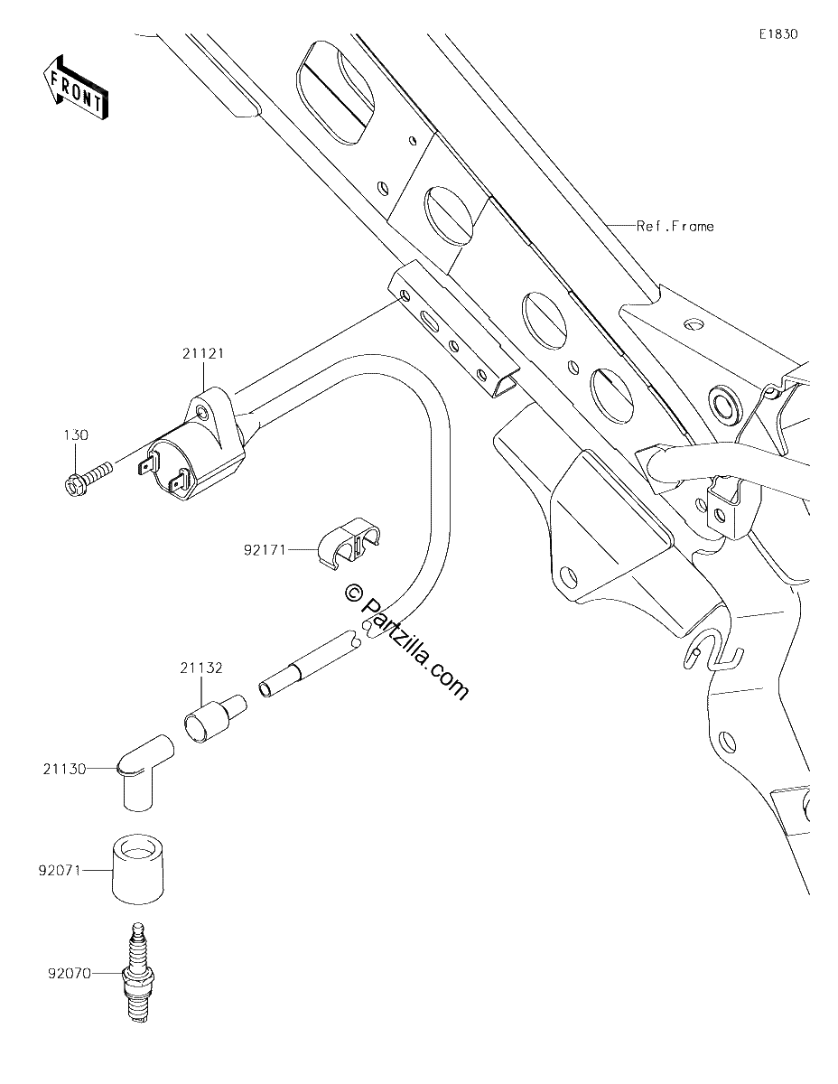 Diagrama de IGNITION SYSTEM