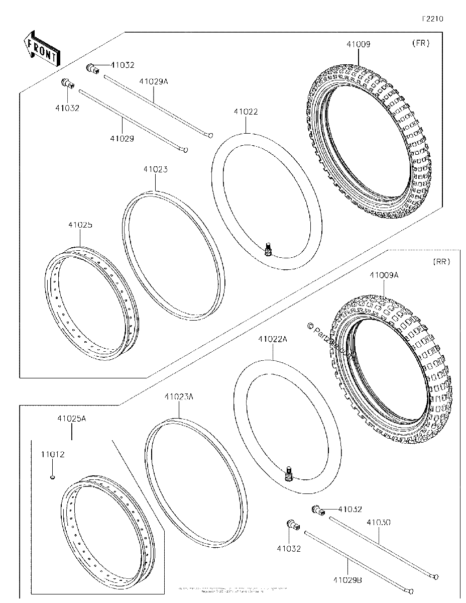 Diagrama de WHEELS TIRES