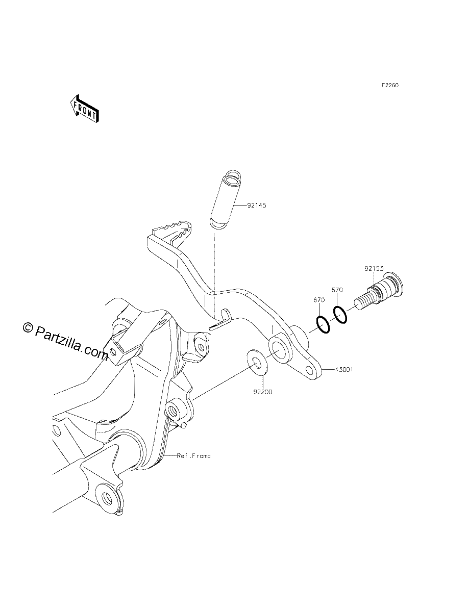Diagrama de BRAKE PEDAL