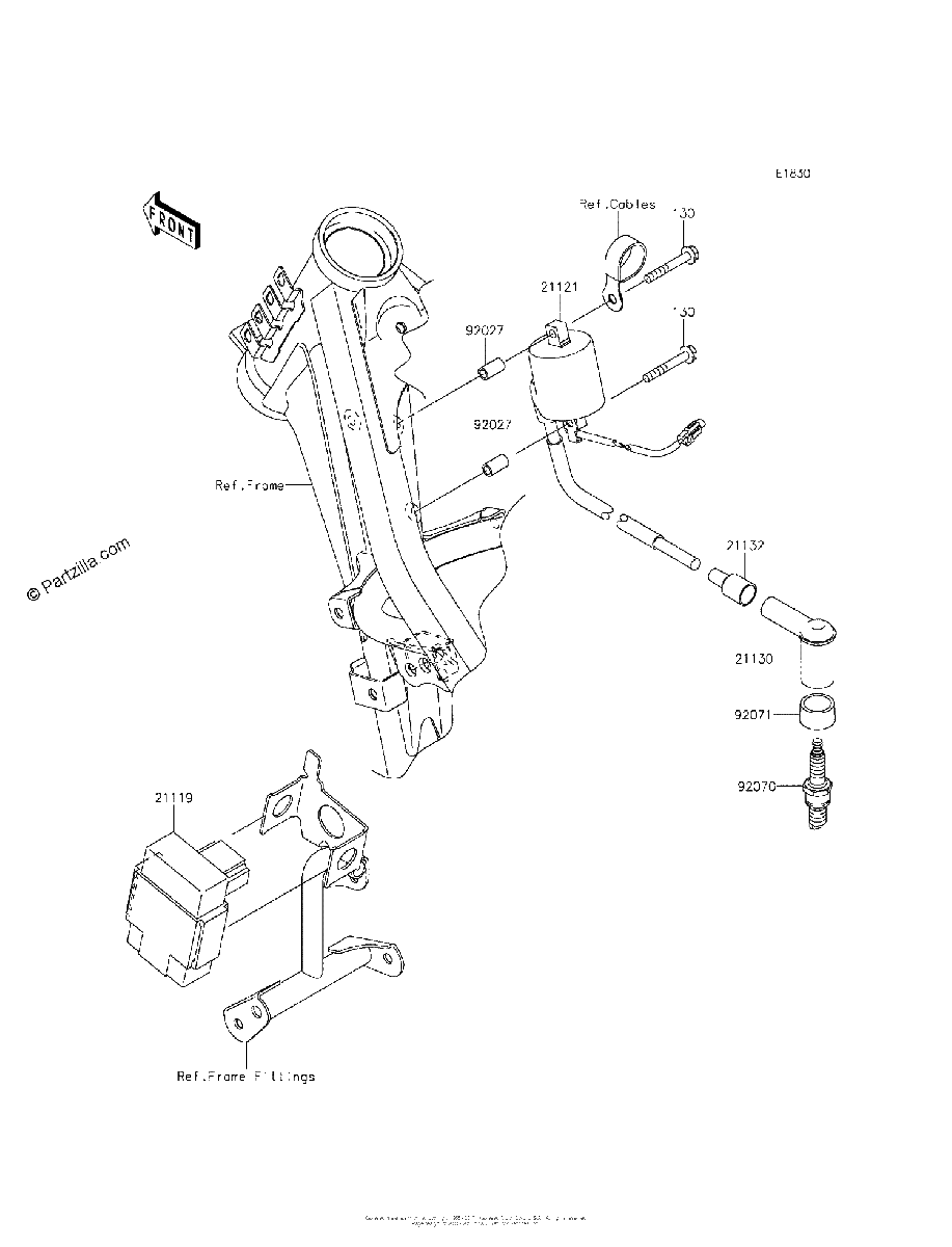 Diagrama de IGNITION SYSTEM