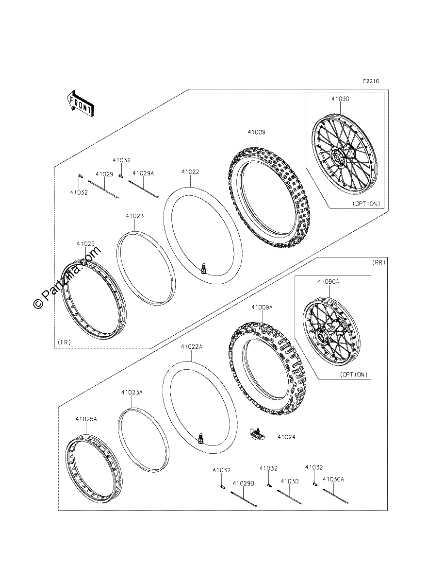 Diagrama de WHEELS TIRES