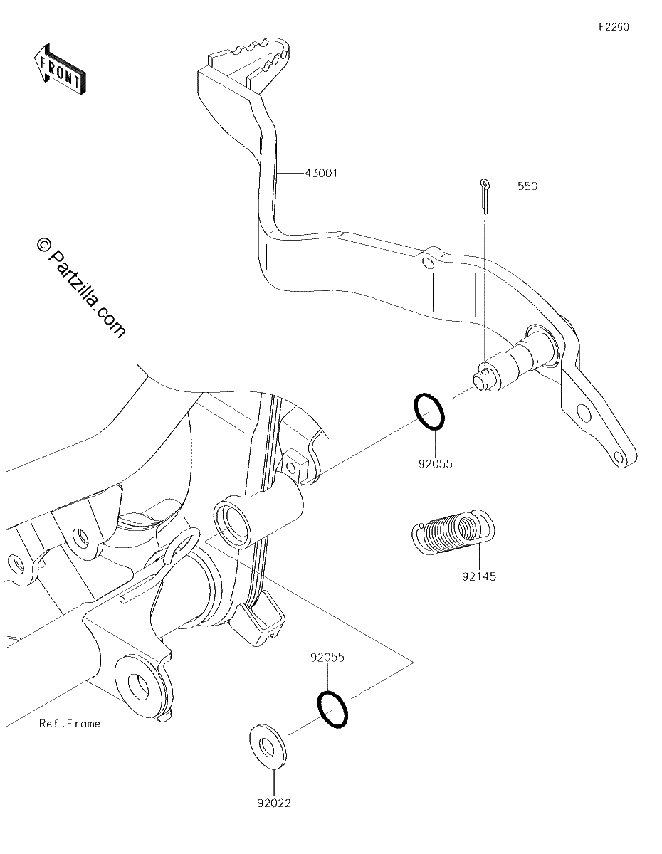 Diagrama de BRAKE PEDAL