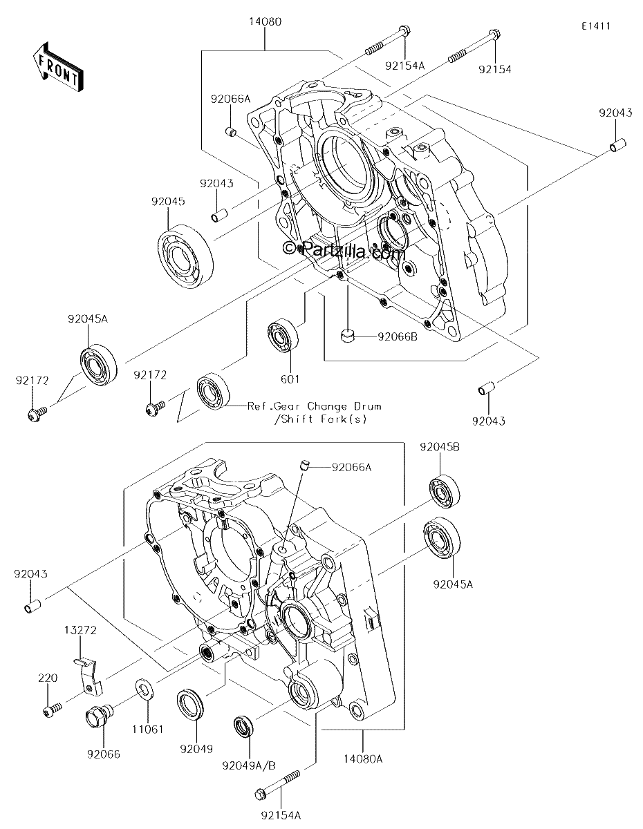 Diagrama de CRANKCASE
