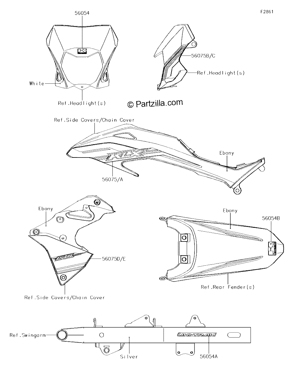 Diagrama de DECALS EBONY JFF