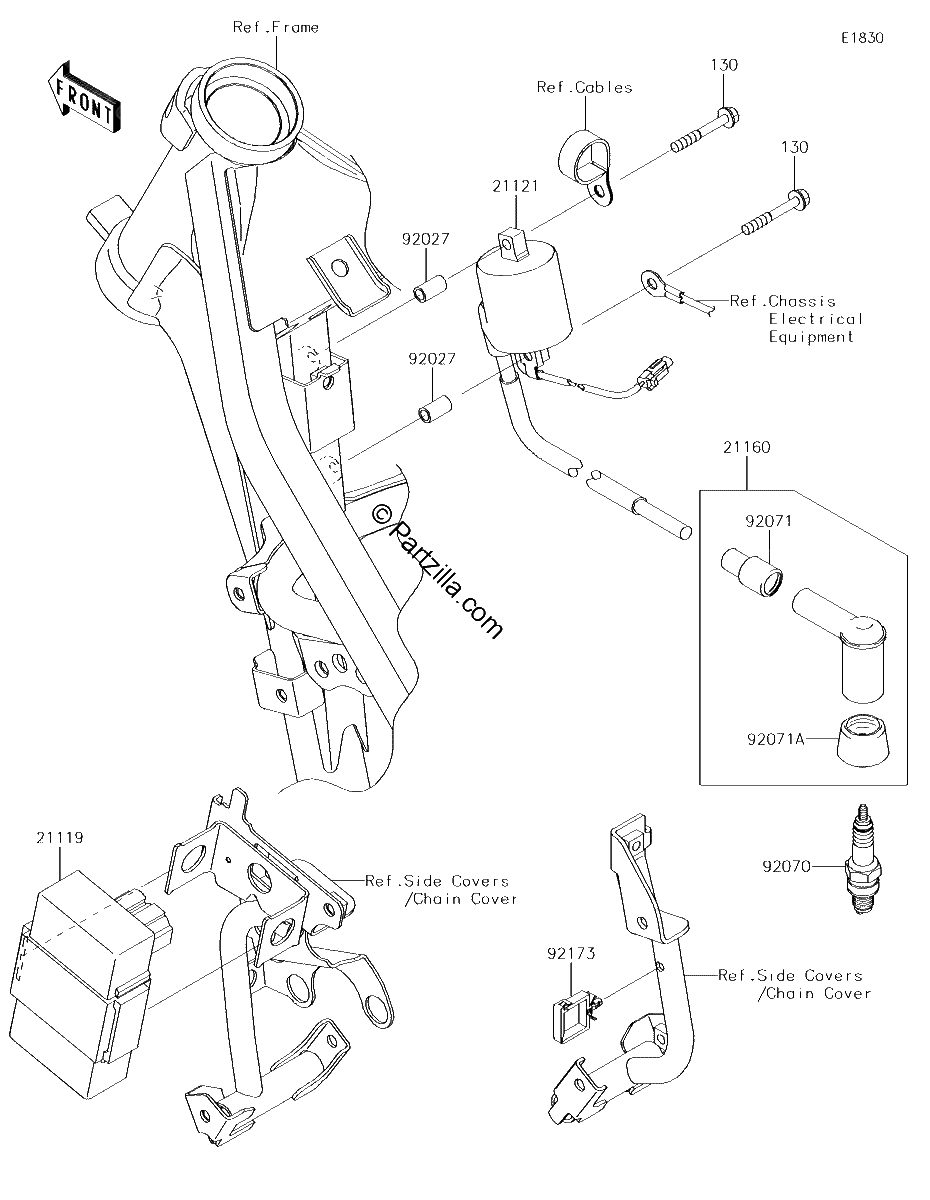 Diagrama de IGNITION SYSTEM