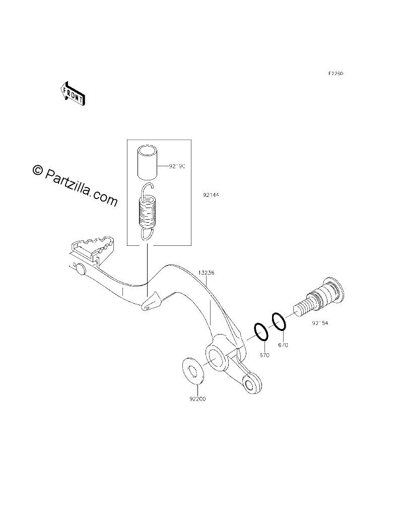 Diagrama de BRAKE PEDAL