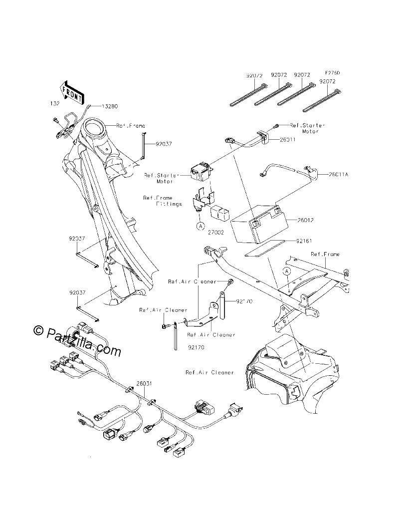 Diagrama de CHASSIS ELECTRICAL EQUIPMENT