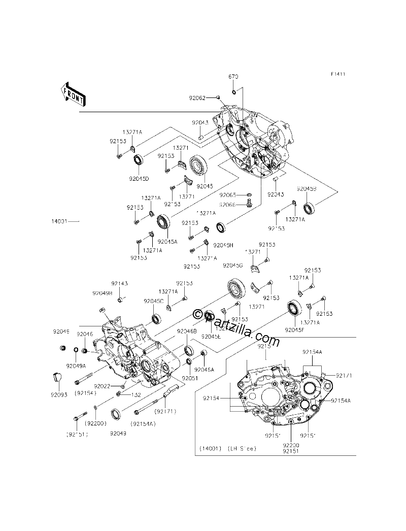 Diagrama de CRANKCASE