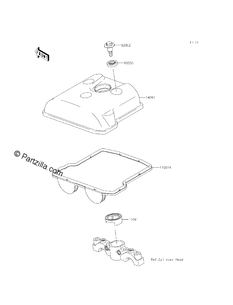 Diagrama de CYLINDER HEAD COVER