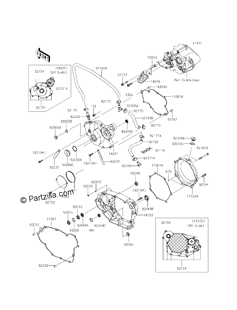 Diagrama de ENGINE COVER S
