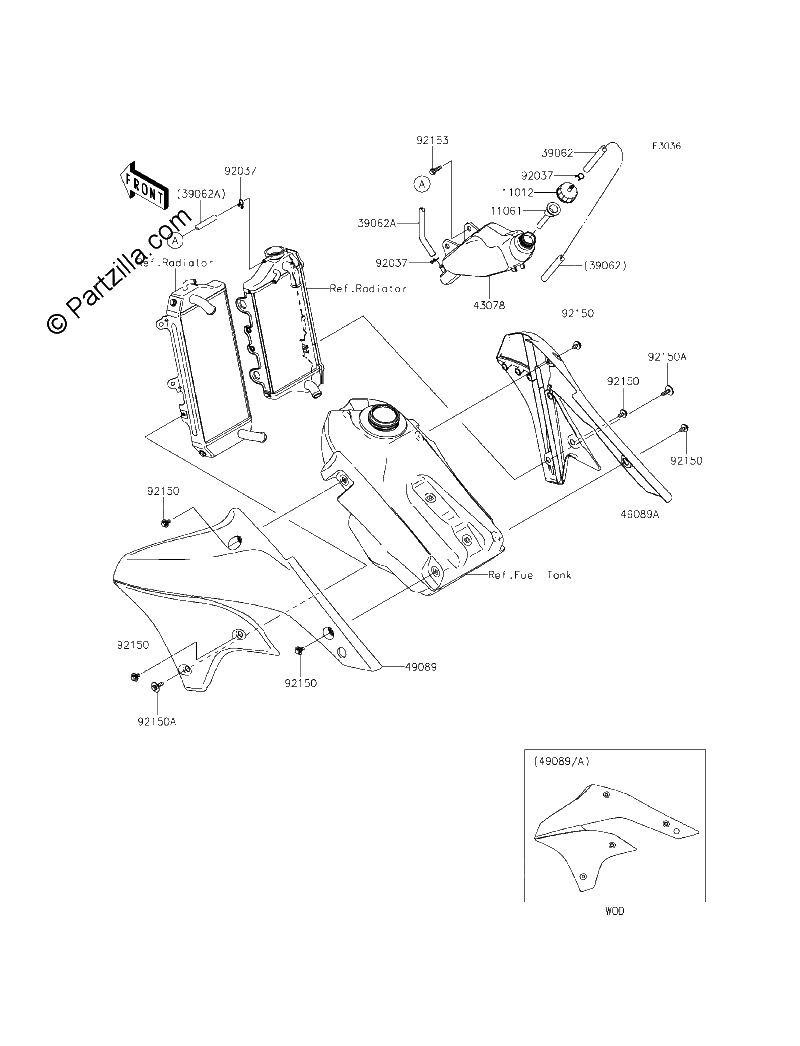 Diagrama de ENGINE SHROUDS