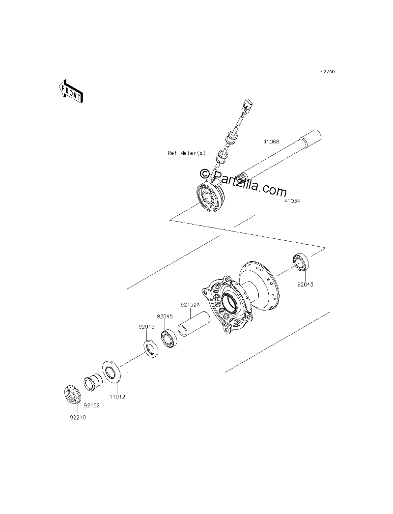 Diagrama de FRONT HUB