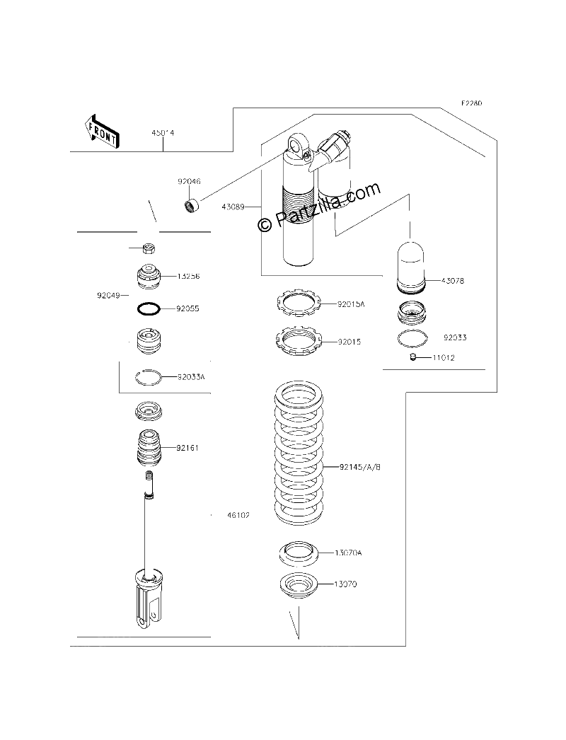 Diagrama de SHOCK ABSORBER S