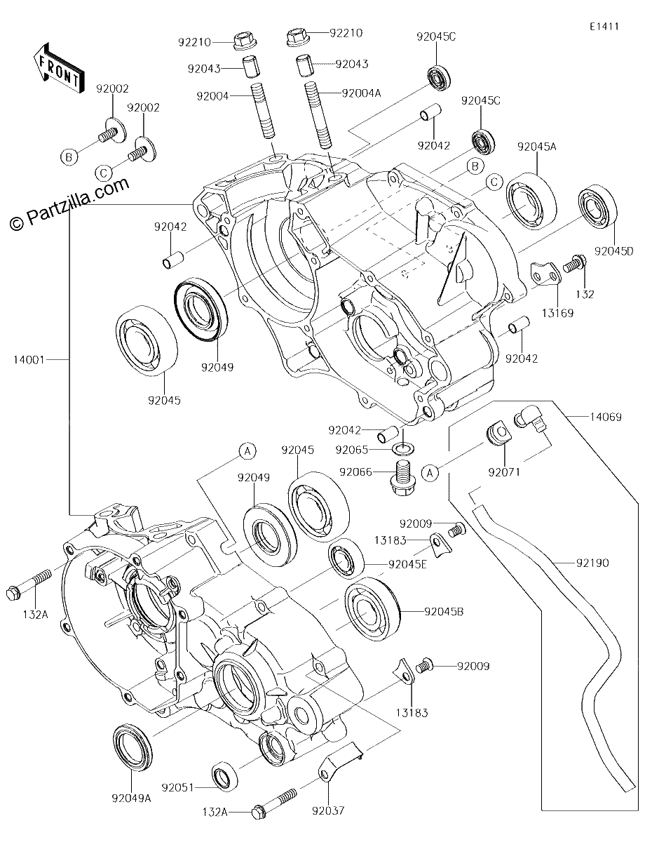 Diagrama de CRANKCASE