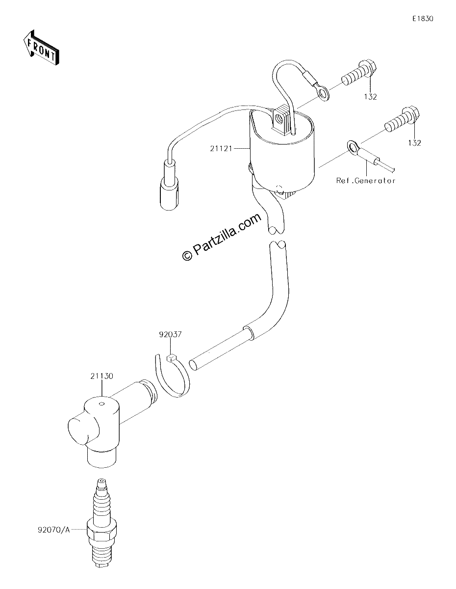 Diagrama de IGNITION SYSTEM