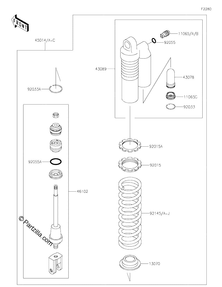 Diagrama de SHOCK ABSORBER S
