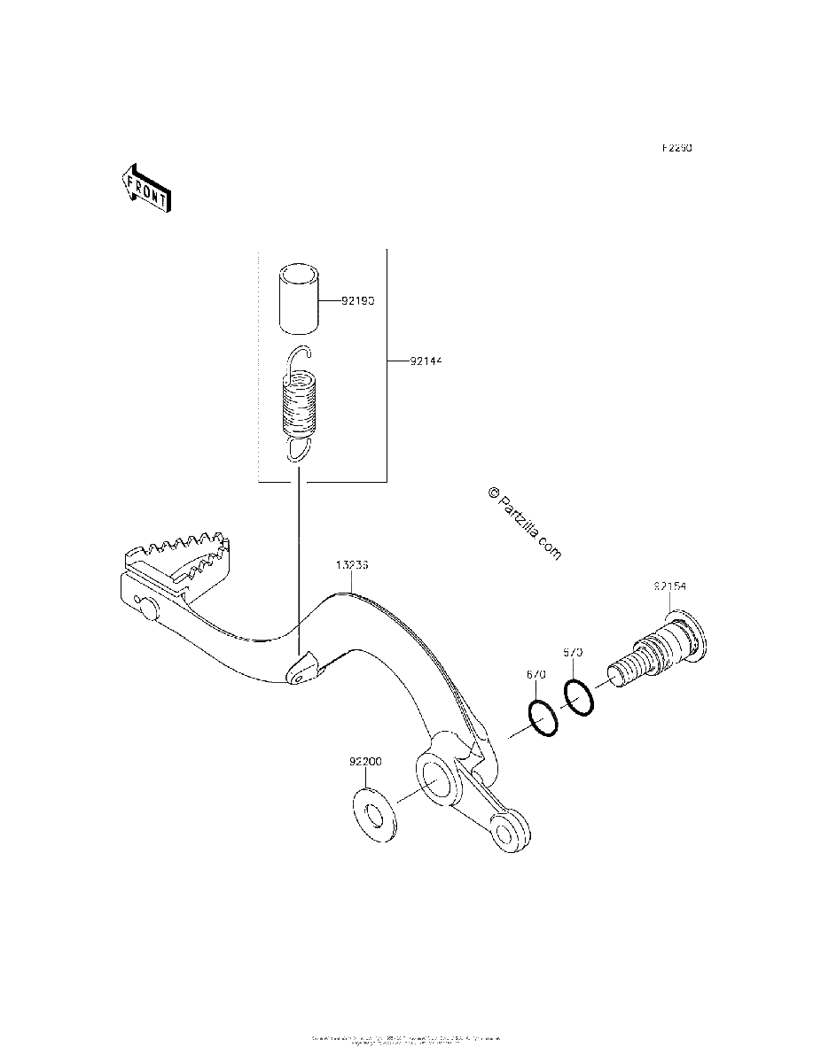 Diagrama de BRAKE PEDAL